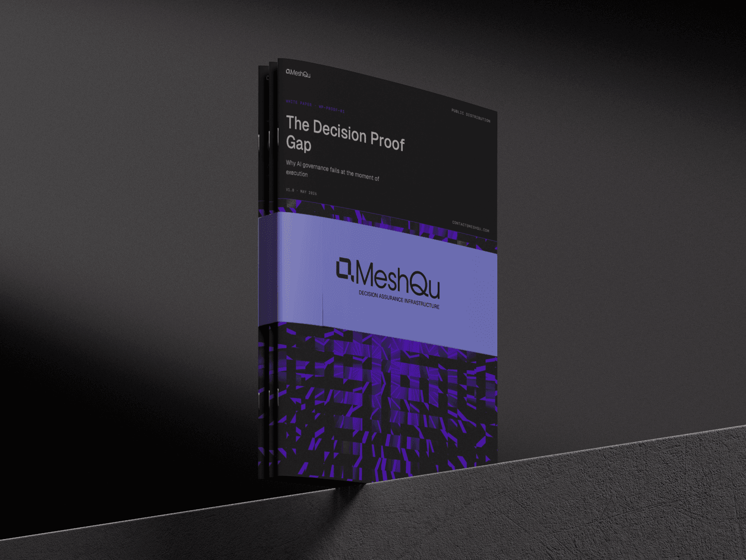 Cover — The Decision Proof Gap (WP-PROOF-01)
