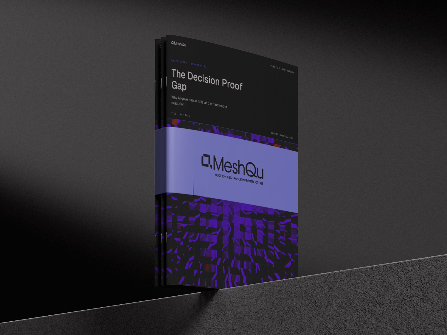 Cover — The Decision Proof Gap (WP-PROOF-01)